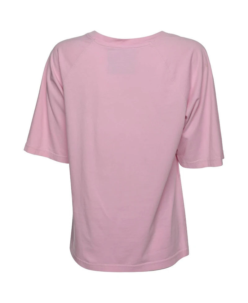Pre-Owned Moschino Women's Face Embroidered T-Shirt