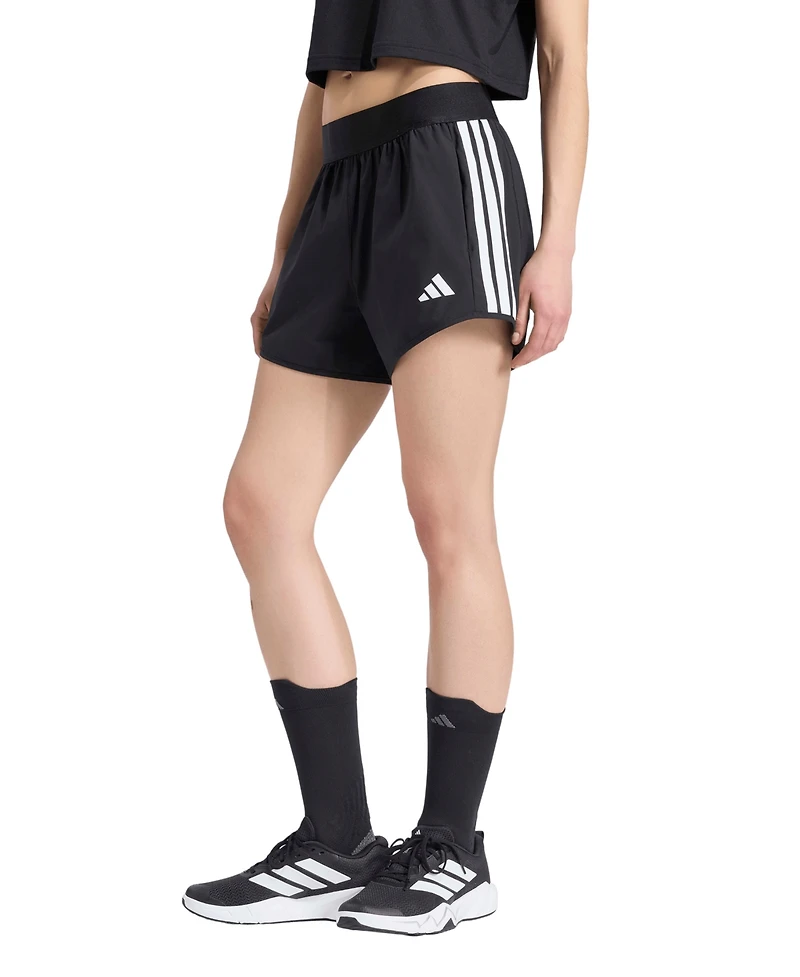 adidas Women's Pacer Workout Flex 3-Stripes Training Shorts