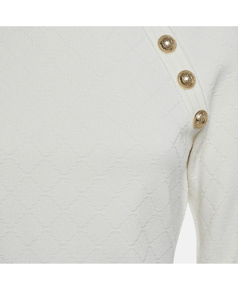Pre-Owned Balmain Women's Textured Knit Pullover