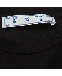 Pre-Owned Off-White Women's Underlined Logo Print Jersey Crew Neck T-Shirt