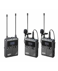 Godox WMicS1 Ufh Wireless Microphone System 2 with 2x Omni Lavalier Microphone