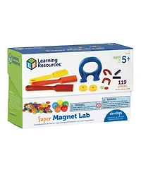 Learning Resources Super Magnet Lab - 119 Pieces