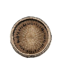 Household Essentials Woven Basket, Set of 2 Decorative Baskets, Large and Small