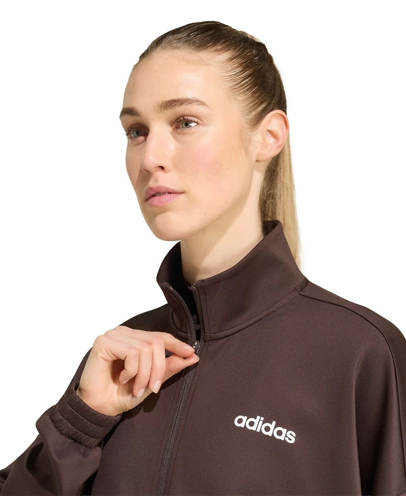 adidas Women's Hyperglam Track Cropped Training Top