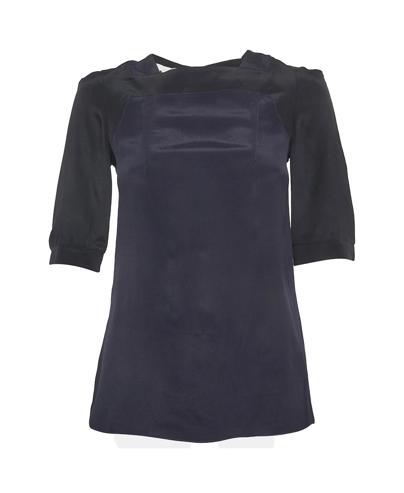 Pre-Owned Marni Women's Satin Short Sleeve Top
