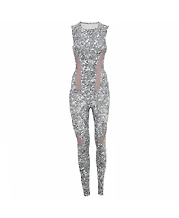 Pre-Owned Stella Mccartney Women's X Adidas Printed Jersey Tank Top and Leggings