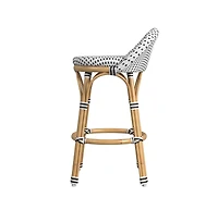 Butler Specialty Inez 24 in. Seat Height Rattan Low Back Counter Stool