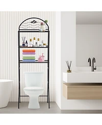 homfan Space-Saving 3-Tier Over Toilet Shelf