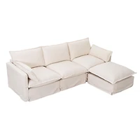 Streamdale Furniture 93.31" Modular Sectional Sofa Couch for Living Room, Modern L-shaped Sofa
