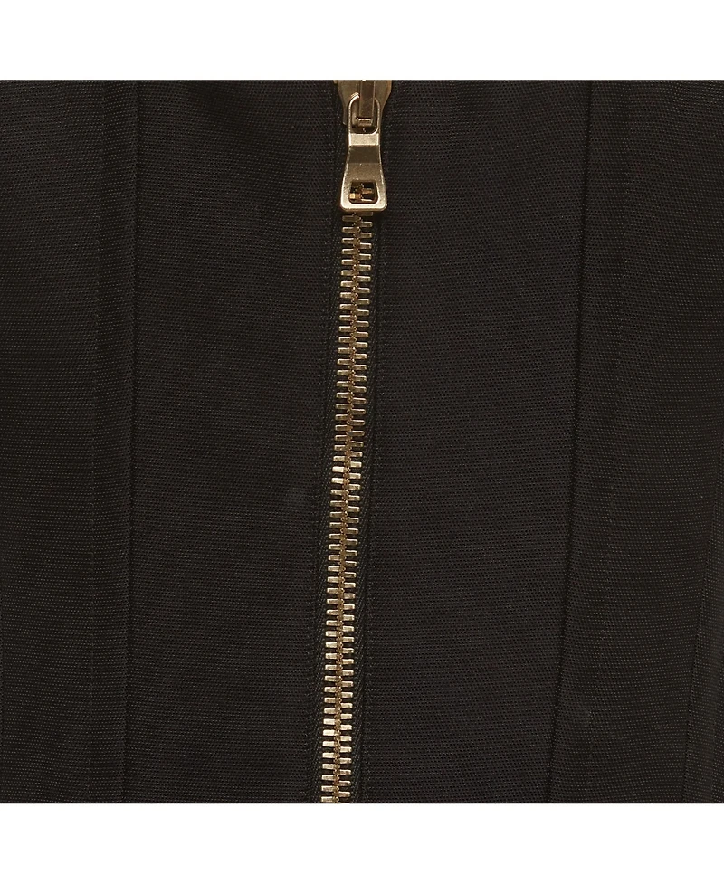 Pre-Owned Balmain Women's Silk Blend Pocket Detail Sleeveless Jacket
