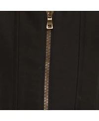 Pre-Owned Balmain Women's Silk Blend Pocket Detail Sleeveless Jacket
