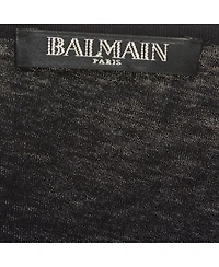 Pre-Owned Balmain Women's Logo Print Jersey Tank Top