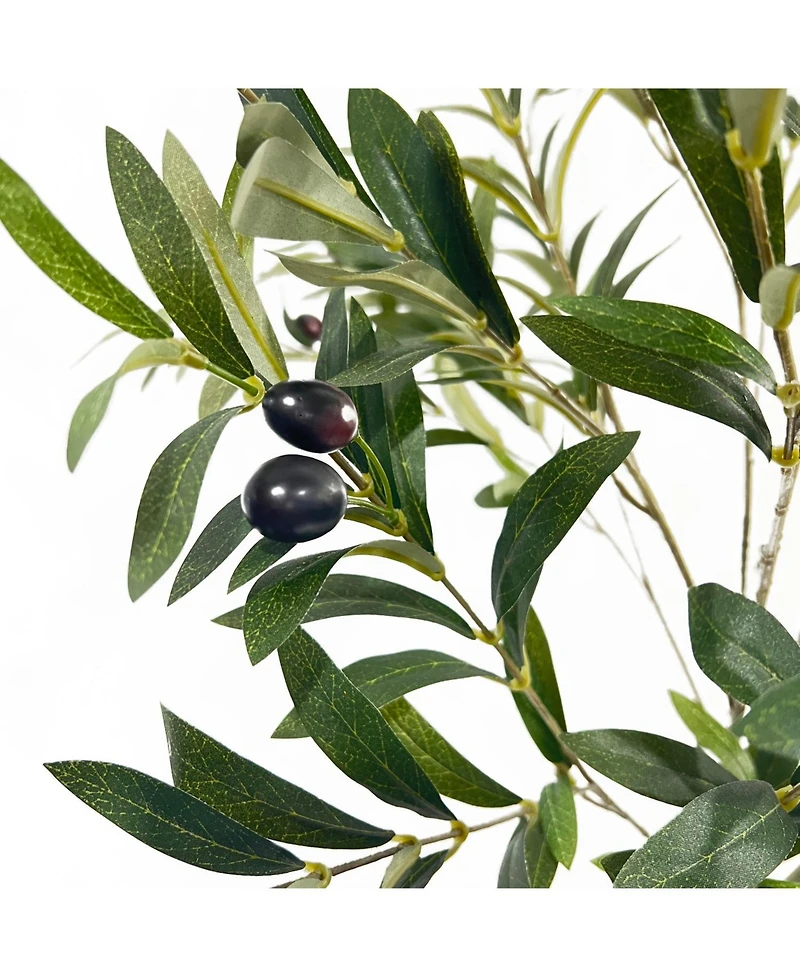 Streamdale Furniture Artificial Olive Tree - 71'' Tall - Pre-Potted