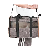 Ruie Airline Approved Rolling Pet Carrier with Telescopic Handle for 22 lb Pets