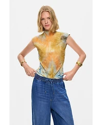 Desigual Women's Elastic Long Denim Trousers