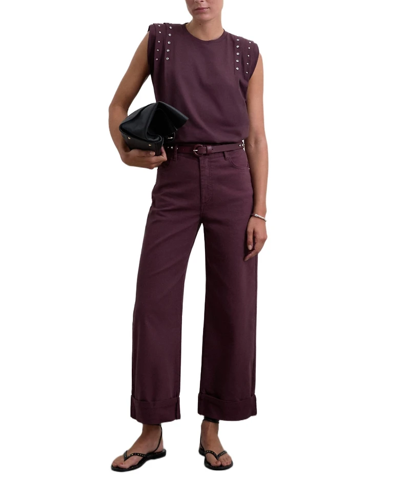 Scalpers Women's Jewellpleats Tee