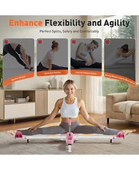 Fed Fitness Leg Stretcher Machine, Heavy Duty Split Trainer for Flexibility and Hip Tension Relief, Home Gym Fitness Equipment