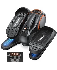 Fed Fitness 3-in-1 Under Desk Elliptical, Quiet and Portable Electric Seated Pedal Exerciser with 10 Level Resistances and Speeds, Remote Control