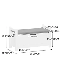 Lovmor Kids Toy Box Chest