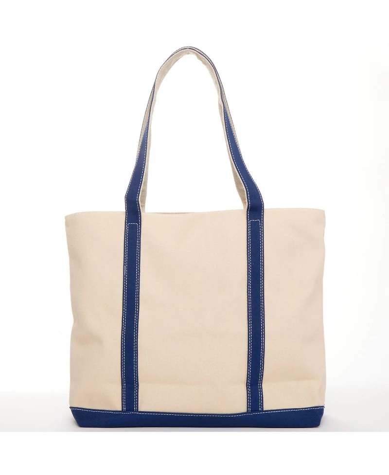 Susu Women's Canvas Laptop Tote Bag Commuter Work Bag Everyday Shoulder Purse