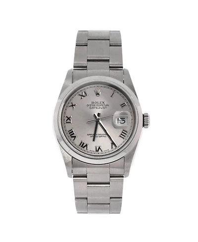 Pre-Owned Rolex Oyster Perpetual Datejust Automatic Watch in Stainless Steel 36mm