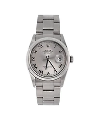 Pre-Owned Rolex Oyster Perpetual Datejust Automatic Watch in Stainless Steel 36mm