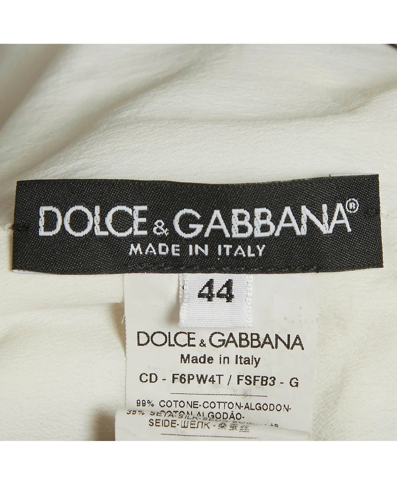 Pre-Owned Dolce & Gabbana Women's Printed Cotton Mini Dress