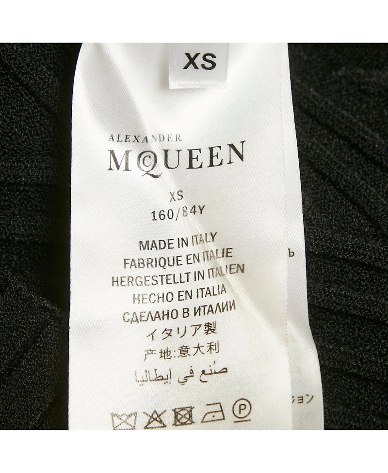 Pre-Owned Alexander Mcqueen Women's Rib Knit Skirt Set