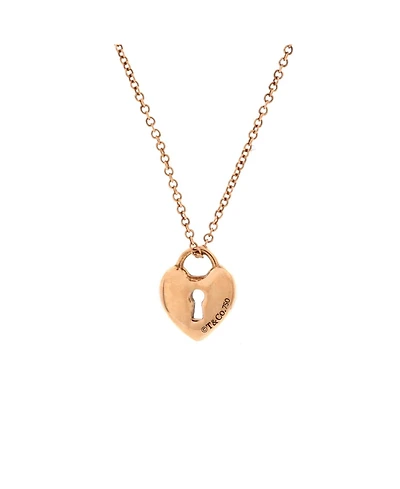 Pre-Owned Tiffany & Co Heart Lock Pendant Necklace