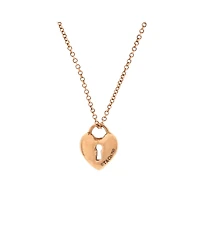 Pre-Owned Tiffany & Co Heart Lock Pendant Necklace