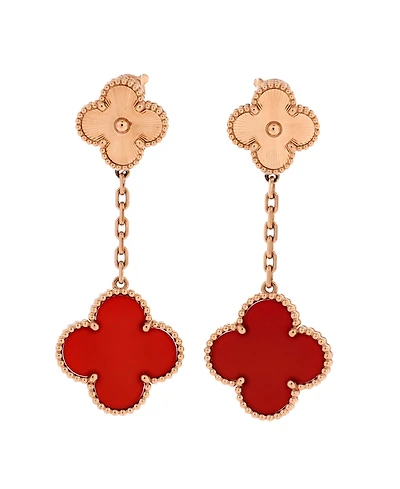 Pre-Owned Van Cleef & Arpels Magic Alhambra 2 Motifs Drop Earrings