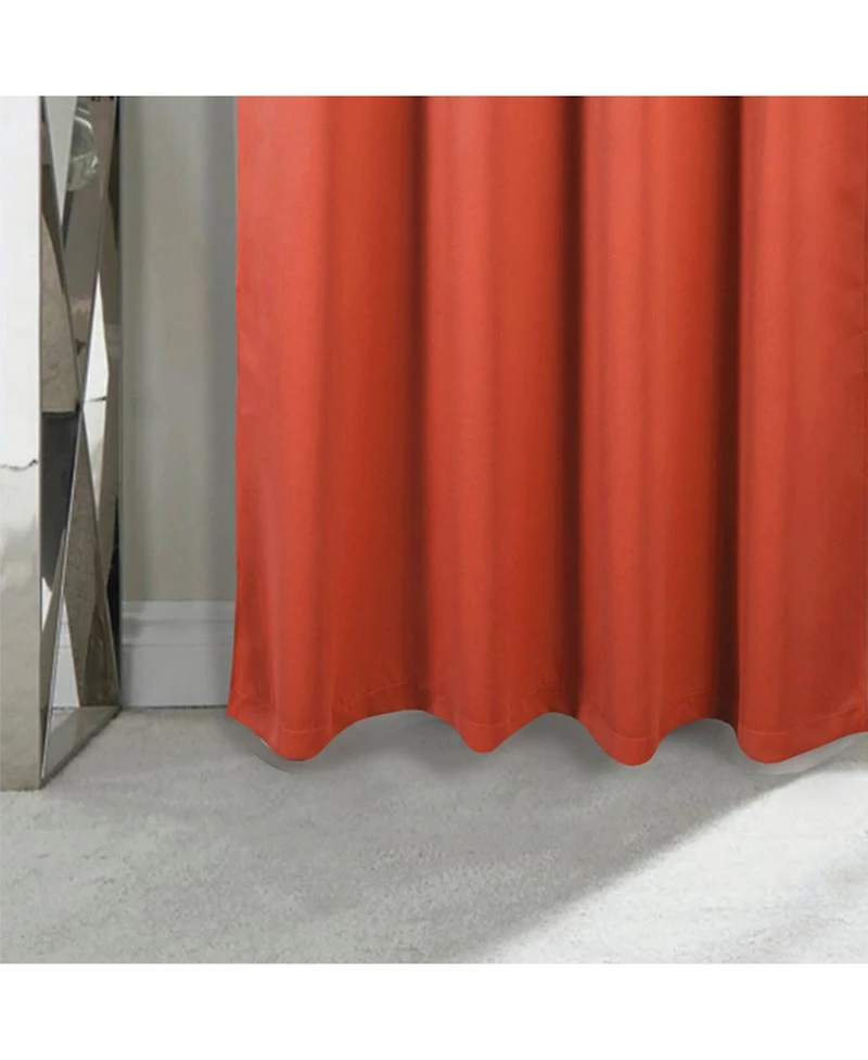 Rt Designers Collection 100Percentage Polyester Twilight Blackout Rod Pocket Curtain Panel