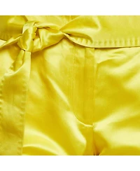 Pre-Owned Dolce & Gabbana Women's Satin Belted Trousers