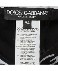 Pre-Owned Dolce & Gabbana Women's Logo Band Jersey Leggings