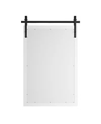 Lovmor Farmhouse 24 Inches W x 36 Inches H Rectangle Framed Wall Bathroom Vanity Mirror Accent Mirror