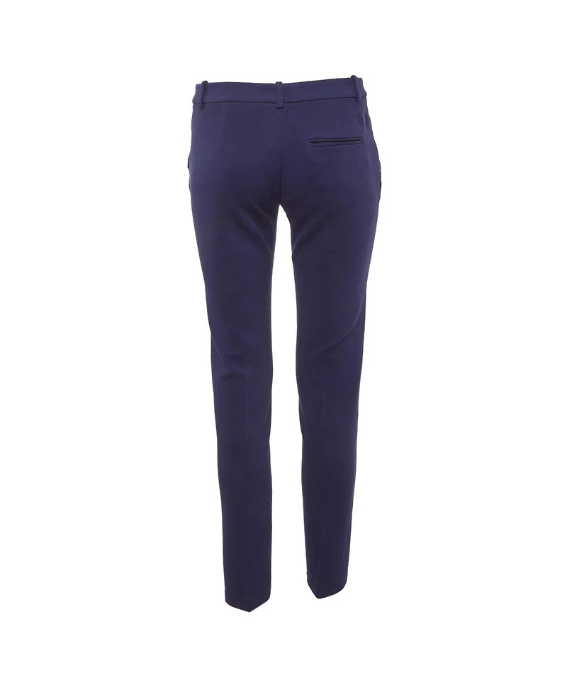 Pre-Owned Emilio Pucci Women's Stretch Crepe Straight Fit Trousers
