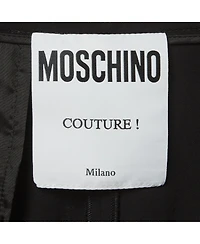 Pre-Owned Moschino Women's Crepe Straight Leg Trousers