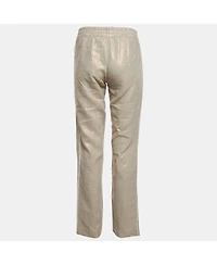 Pre-Owned Balenciaga Women's Lurex Drawstring Trousers
