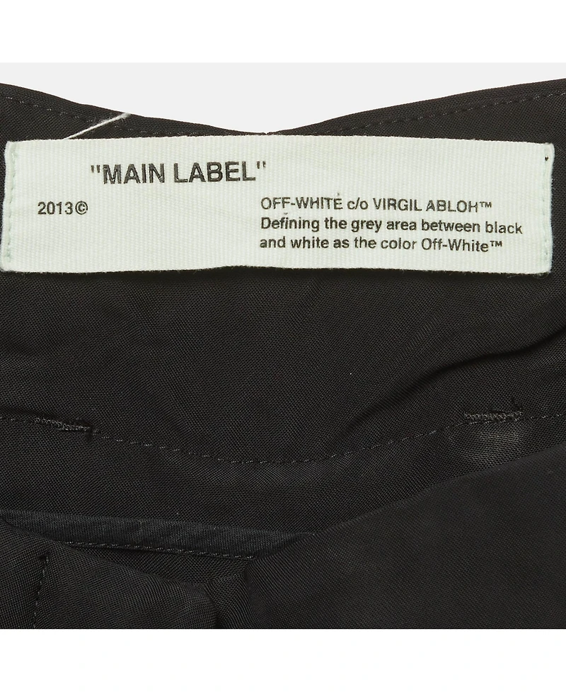Pre-Owned Off-White Women's Crepe Straight Leg Trousers
