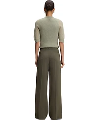 Boss by Hugo Women's Stretch Crepe Regular-Fit Pants