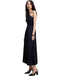 Boss by Hugo Women's Skirt Rib-Knit One-Shoulder Dress
