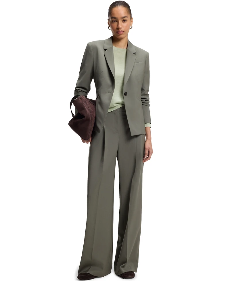 Boss by Hugo Women's Merino Wool Slim-Fit Sweater