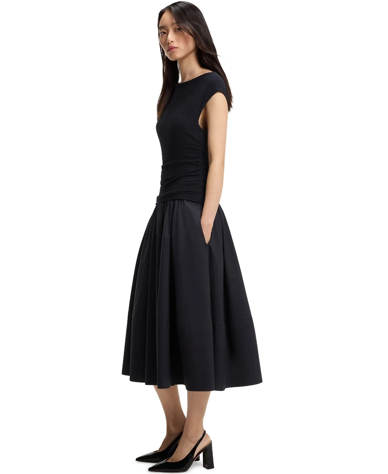 Boss by Hugo Women's Structured-Jersey Slim-Fit Dress