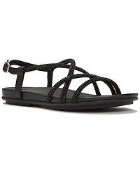 FitFlop Women's Gracie Crystal Strap Open Toe Sandals