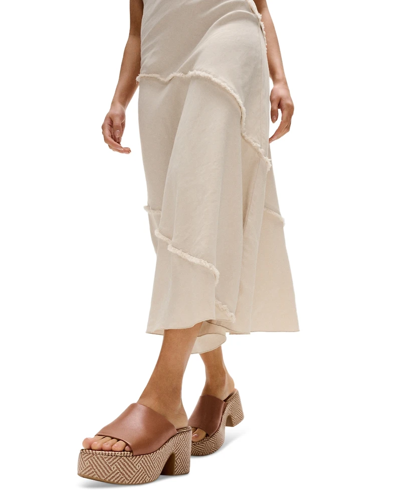 FitFlop Women's Platform Graphic-Weave Slide Sandals