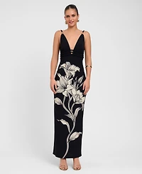 Rachel Roy Women's V-Neck Maxi Dress