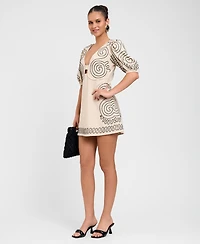Rachel Roy Women's V-Neck Mini Dress