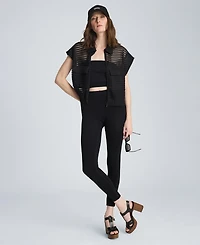 Kenneth Cole Women's Collared Neck Cardigan