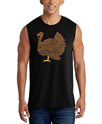 La Pop Art Men's Gobble Word Graphic Tank Top