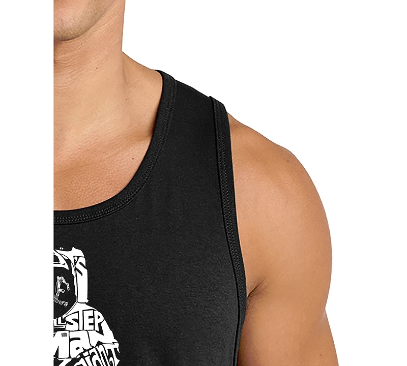 La Pop Art Men's Astronaut Graphic Tank Top